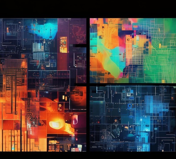 科技时代，简单科技，数字艺术与艺术数字的创新